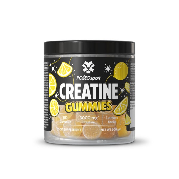 Polleo Creatine Gummies, 60 Stück, Lemon-Lime 60 St
