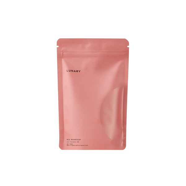 LUNARY Magnesium 4-fach Komplex, gut verträglich und hoch verfügbar, mit Vitamin B6 30 St