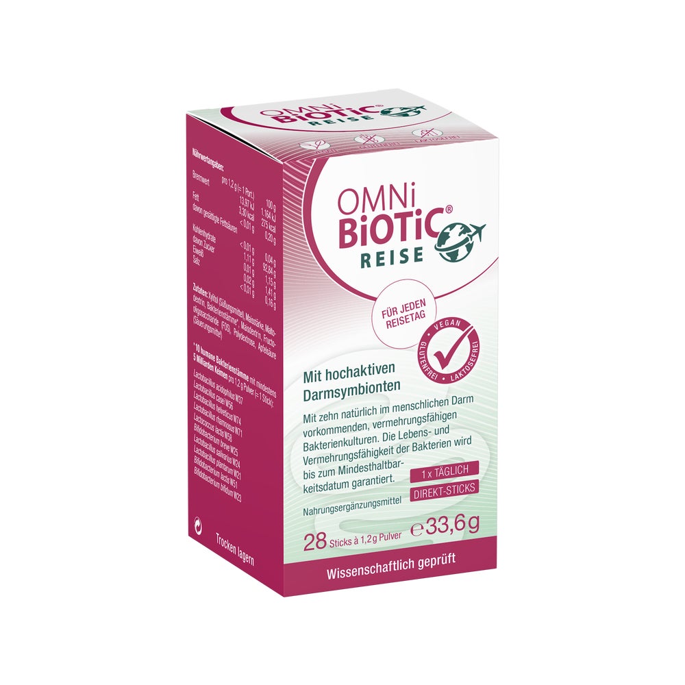 Omni Biotic Reise Pulver Sticks 28X1,2 g