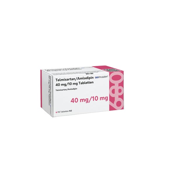 Telmisartan/amlodipin 089pharm 40 mg/10 98 St