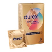 Produktabbildung: «Natural Feeling» latexfreie Markenkondome mit Easy-On™-Form (8 Kondome) 8 St