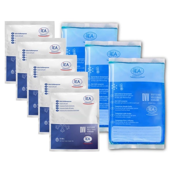 IEA Medical 3x Kalt Warm Kompresse & 5x Sofortkaltkompresse 8 St