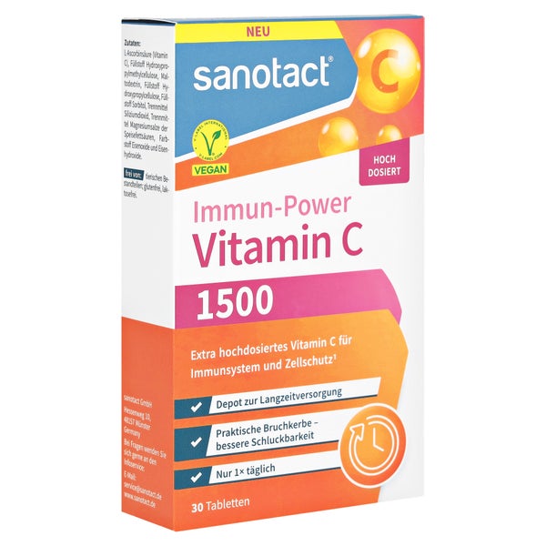 Sanotact Vitamin C1500 Tabletten 3 St