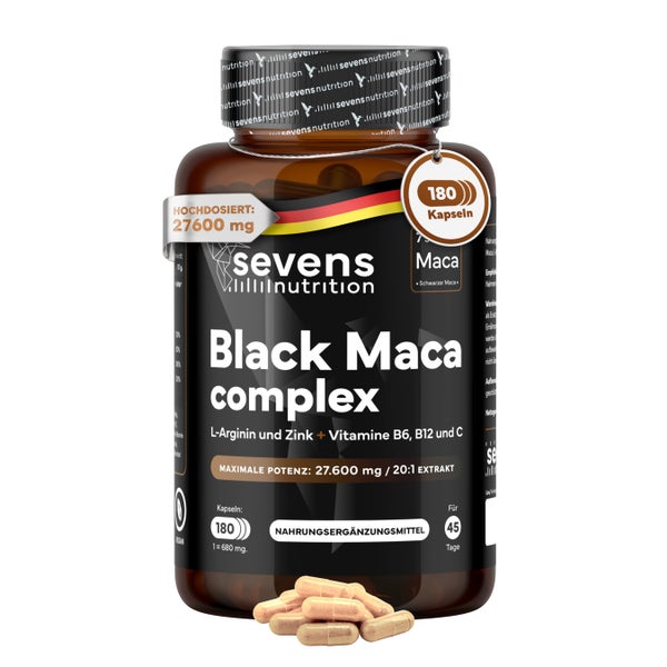 Sevens Nutrition Schwarze Maca 180 St