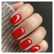 24 Blood Red Press on Nägel Glossy Design Acrylnägel Frauen 1 St