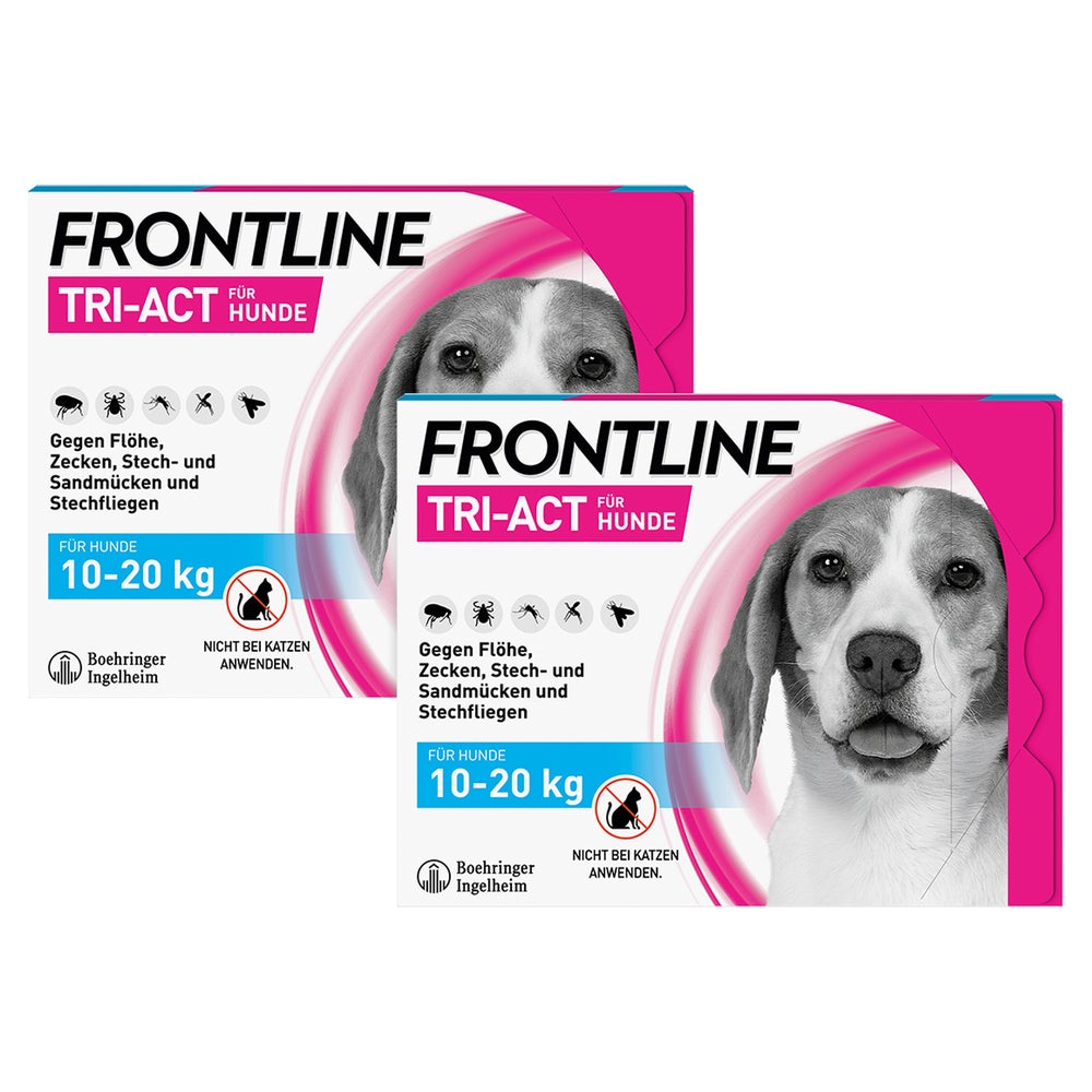 FRONTLINE TRI-ACT - Hund M 10-20 kg 2X6 St