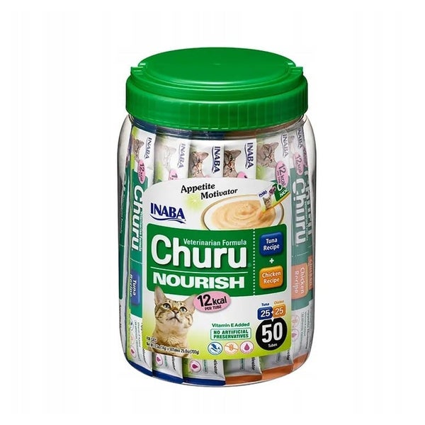INABA Churu Nourrish 50x14g mit Thunfisch und Huhn für Katzen 0,7 kg
