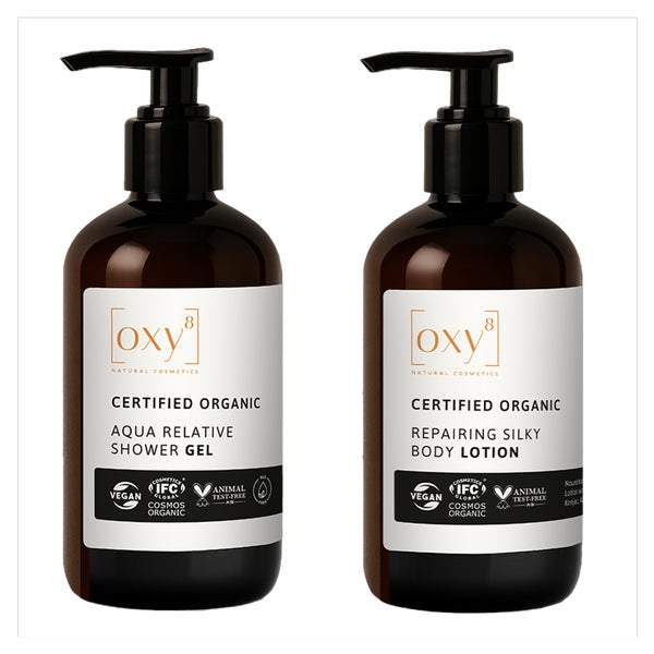 OXY8 Naturkosmetik Körperpflege-Set mit Bodylotion 500 ml