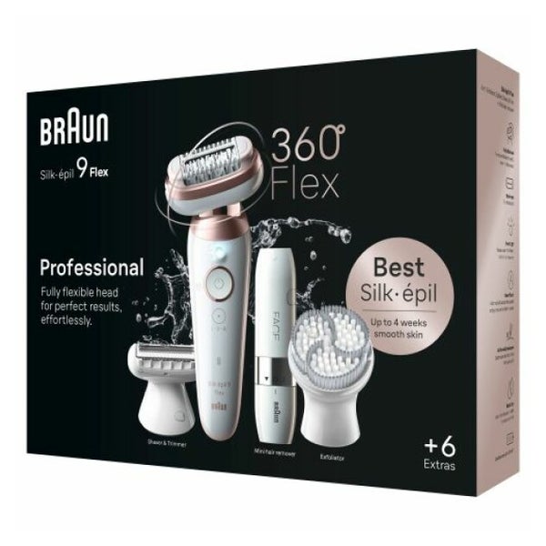 Braun Silk-épil 9-360 3D SensoSmartTM, Epilierer 1 St