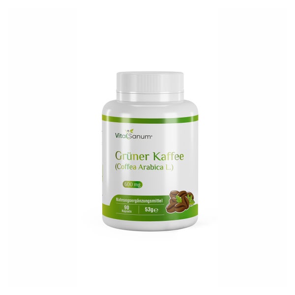 VitaSanum® - Grüner Kaffee (Coffea Arabica L.)  600 mg 90 Ka  St