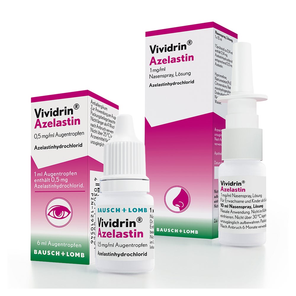 Vividrin Azelastin Nasenspray + AT Set 1 Set