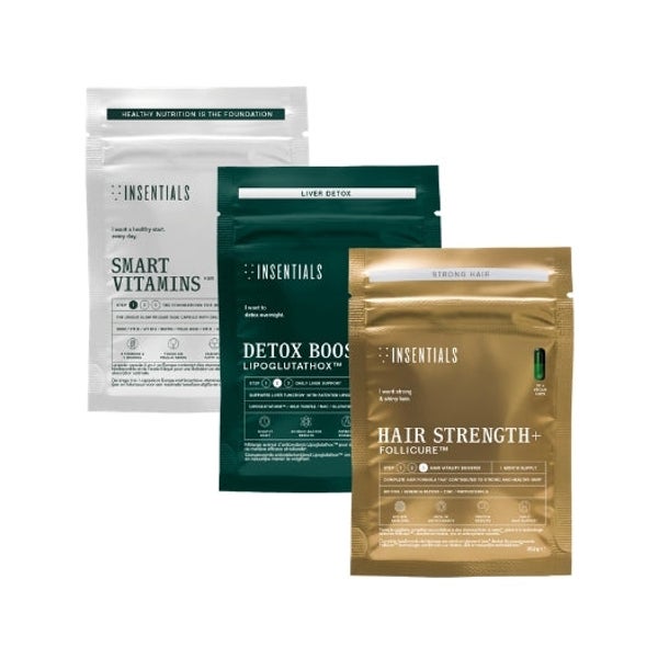 Insentials - Routine Hair Strength+ - Unterstützung für kräftiges Haar, Haarvitalität und natürliche 1 St