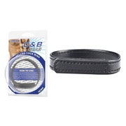 Blue Line - Penisring mit Lederoptik 1 St