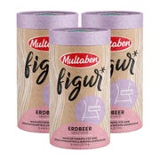 Multaben Eiweiß Diät Shake Erdbeer 3er Vorteilspack 1320 g