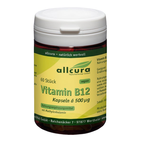 Vitamin B 12 Kapseln 500µg 60 St