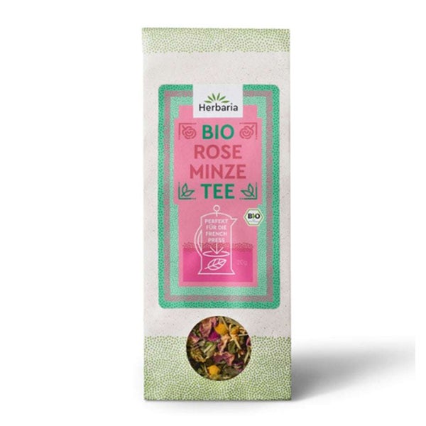 Herbaria Bio Tee Rose Minze 20 g
