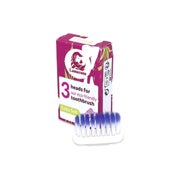 Lamazuna Organic Ersatzköpfe für Wechselzahnbürste Klick It Extra Weich / Extra Soft - 3 Stück 3 St