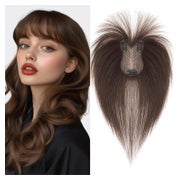 Toupet Damen Echthaar Remy Clip 27cm (Wispy Pony) #2 Dunkelb 1 St