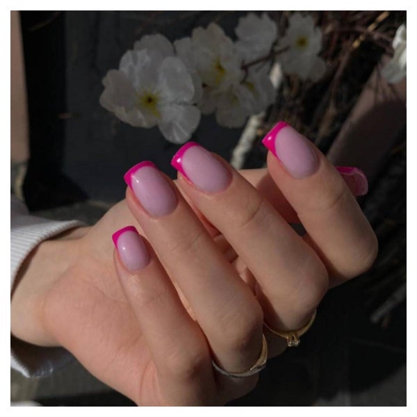 Künstliche Fingernägel Press On French Tip 30 Stück Eckig He 1 St