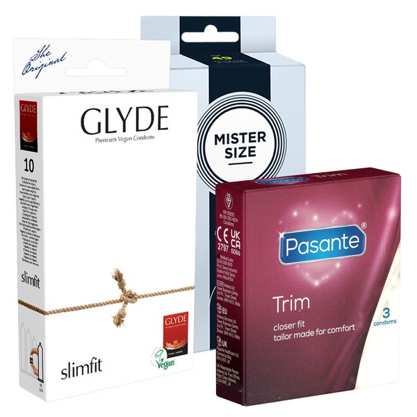 A3 Special Tight Pack Mix – 23 enge Kondome (49 mm) (23 Kondome) 25 St