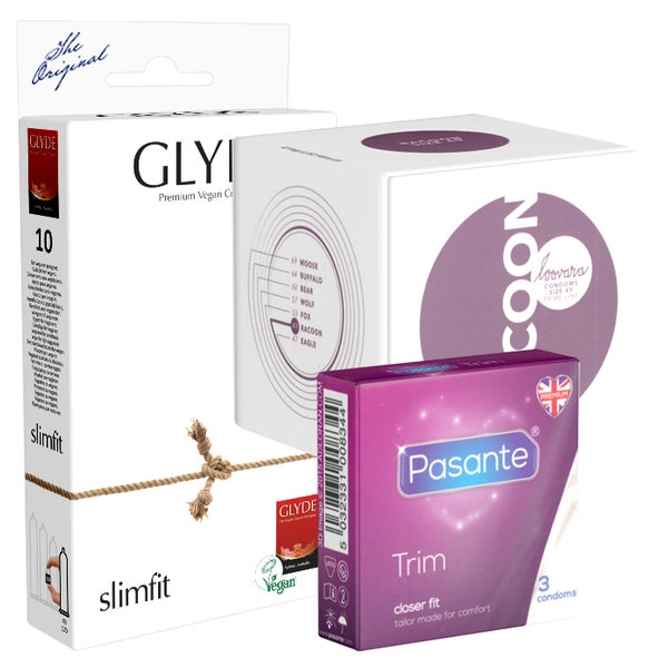 Kondomotheke® A3 Special Tight Pack, 3 Sorten engere Kondome (25 Kondome) 25 St