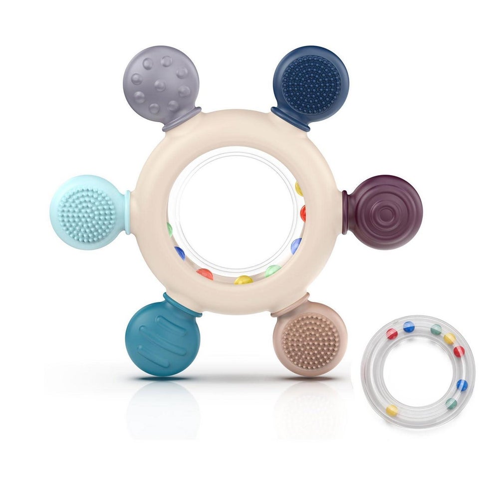Beißring Baby aus Silikon BPA frei Zahnungshilfe 1 St