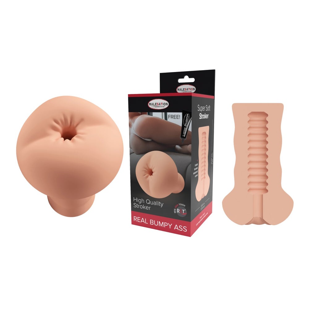 MALESATION - Masturbator Real Bumpy Ass Stroker 1 St
