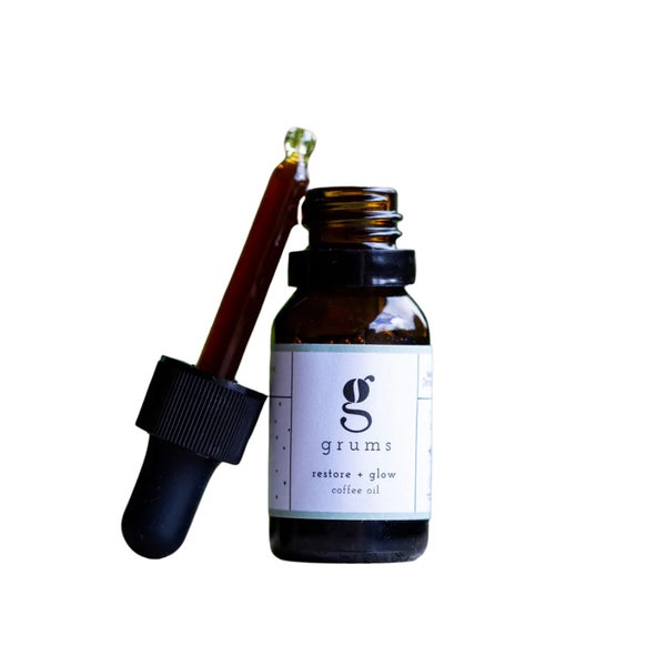 Grums restore + glow coffee oil