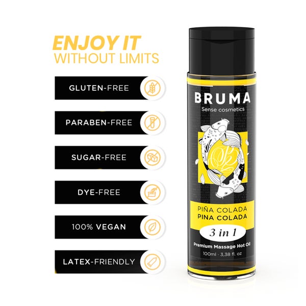 Bruma - Premium-Massageöl mit Wärmeeffekt 100 ml