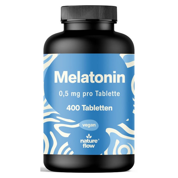 Melatonin 0,5 mg - 400 Tabletten - Nature Flow 400 St