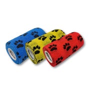 LisaCare Bandagen - Pfoten-Mix - 10cm x 4,5m 3 St