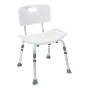 Drive Medical Duschstuhl Duro KD mit Rückenlehne weiß 1 St