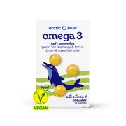 Arctic Blue Vegane Omega-3-Gummis DHA Vitamin D3 und Jod 30 St