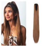 Haarverlängerung Zopf Haarteil Clip Ponytail 55 cm 130g Gold 1 St