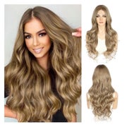 Perücke Lacefront 13x4 Synthetisch Balayage Damen Natürliche 1 St