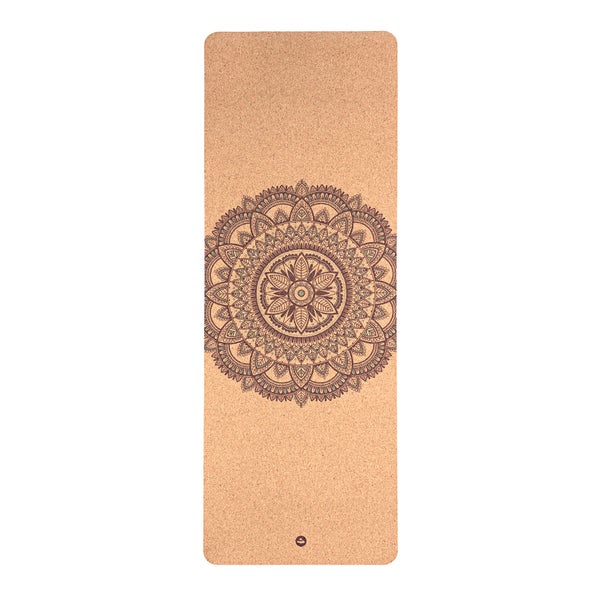 bodhi Yogamatte Kork MANDALA zweifarbiger Druck 1 St