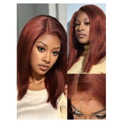 Perücken Lace Front Human Hair Bob Pre Plucked 40 cm 33A 1 St