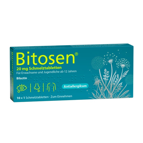 Bitosen 20 mg Schmelztabletten 10 St