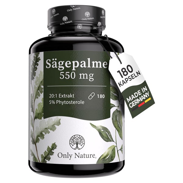Only Nature Sägepalmenextrakt 500 mg – 180 Kapseln 180 St