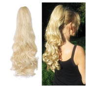 Pferdeschwanz Haarteil Clip in Extensions 45 cm 140g Bleach 1 St