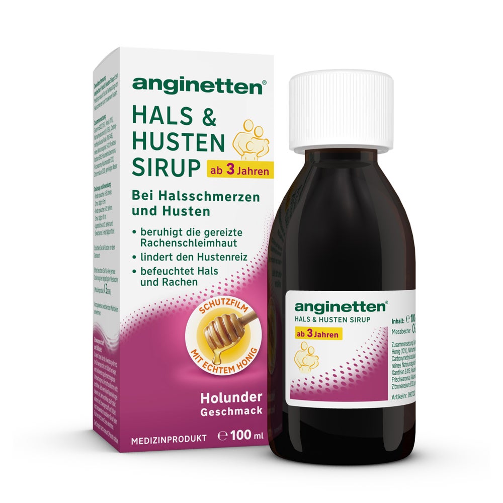 Anginetten Hals & Husten Sirup 100 ml