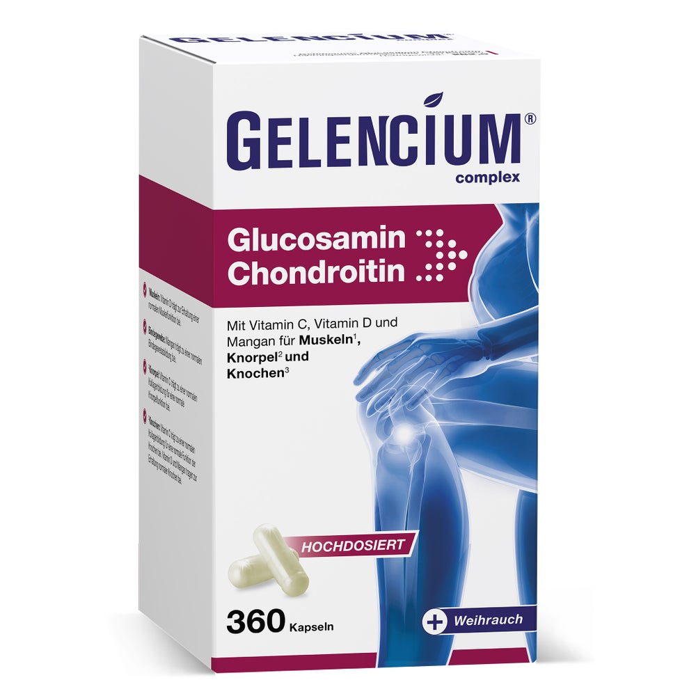 Gelencium Glucosamin Chondroitin Hochdos.vit.c Kps 360 St