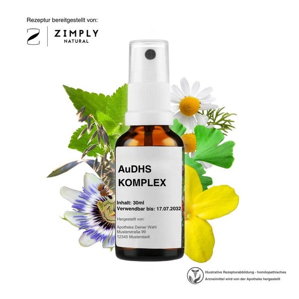 Zimply Natural AUDHS KOMPLEX - Pflanzbasierte Rezeptur 30 ml