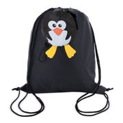 Faltbarer Rucksack (Turnbeutel) Kinder "Pinguin"