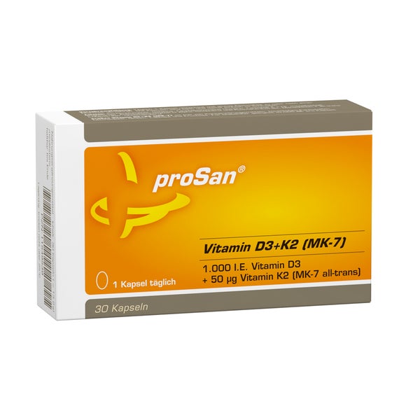 proSan Vitamin D3+K2 (MK-7) 30 St