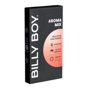 Produktabbildung: Aroma Mix: Fruchtige Erdbeer und Tutti Frutti Kondome (6 Kondome) 6 St