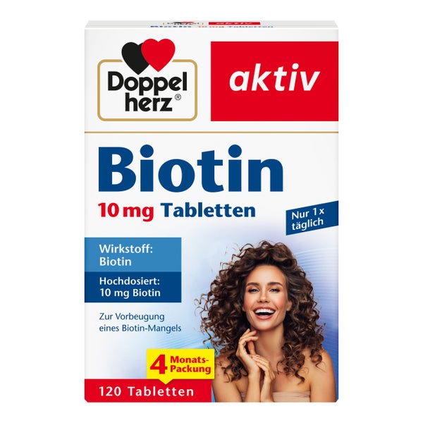 Doppelherz Biotin 10 Mg Tabletten 120 St