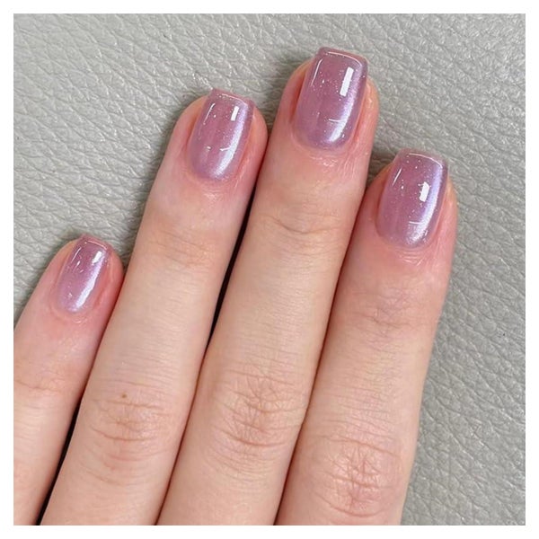 Künstliche Fingernägel Kurz Square Magnetic Nagelkleber CA-B 1 St