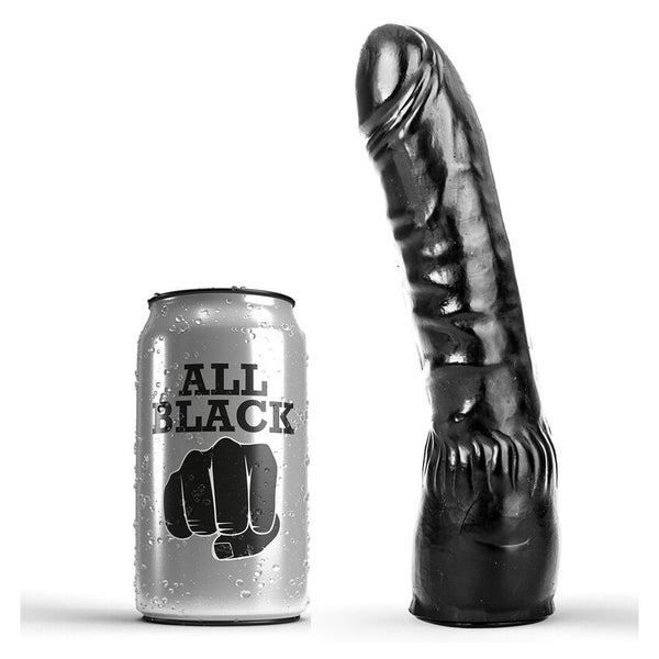 All Black - Dunkler Natur-Dildo