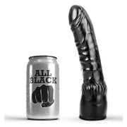 All Black - Dunkler Natur-Dildo